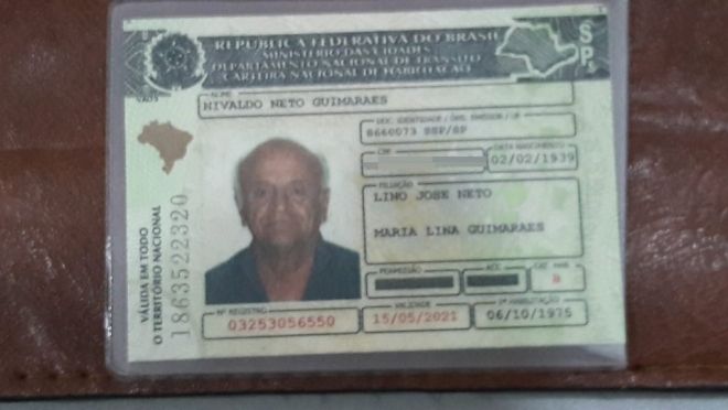 Bolsa perdida com R$2 mil reais e CNH de idoso esta na delegacia da cidade