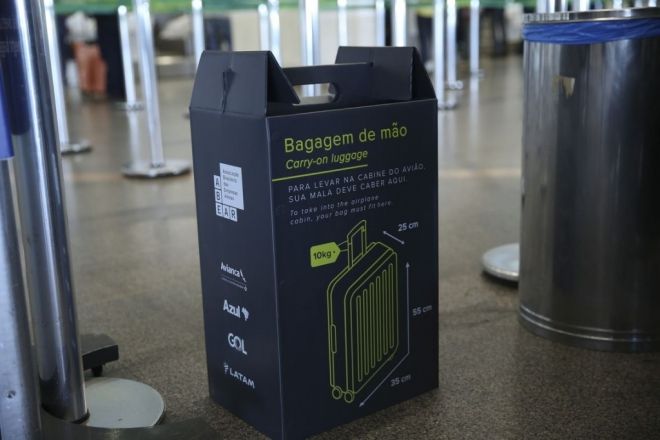 Cinco aeroportos reforçam fiscalização de bagagens de mão