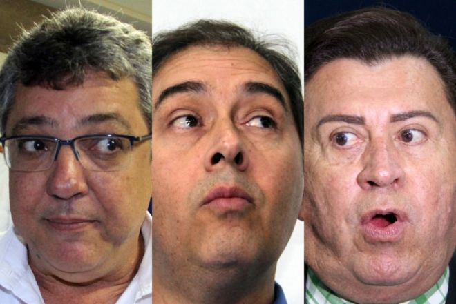 Evander Vendramini, Alcides Bernal e Valdir Gomes