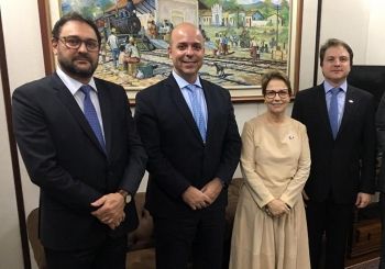 Longen debate avanço econômico de MS em encontro com Tereza Cristina e Secretário do Ministério da Economia