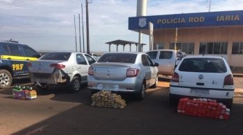 PRF prende cinco em menos de uma hora com drogas na fronteira