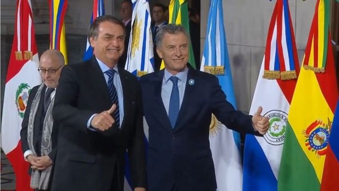 Encontro dos líderes do Mercosul acontece na Argentina com a presença de Bolsonaro