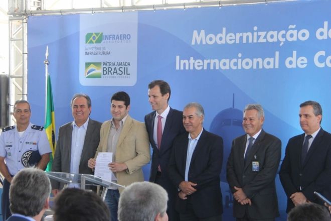 Infraero e Governo do Estado firmam obra de R$ 39,9 milhões do Aeroporto de Campo Grande