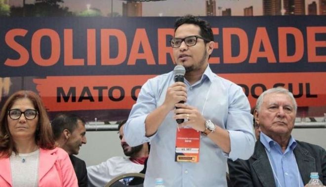 Vereador Papy assume a presidência Regional do Solidariedade-MS em agosto