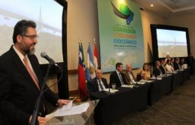 Ministro das Relações Exteriores do Brasil reafirma apoio ao projeto da Rota Bioceânica