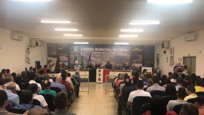 Convenção do PTB reuniu 200 pessoas em Coxim