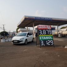 Mais uma vez preço da gasolina sobe