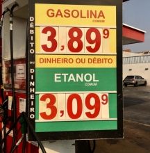 Mais uma vez preço da gasolina sobe