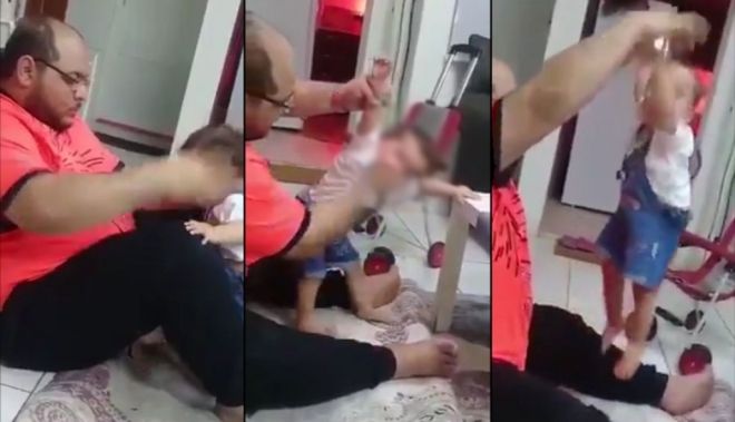 “Era para ensiná-la a andar”, alega pai que espancou filha em vídeo