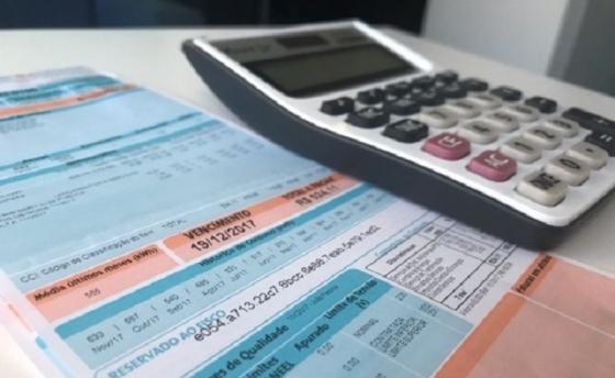 Desconto  é concedido em cada faixa de consumo de energia