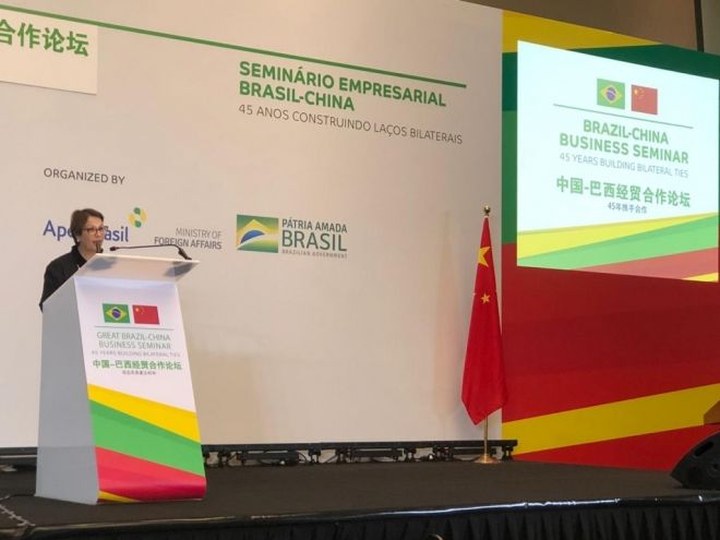 Na China Tereza Cristina frisa as boas perspectivas do agronegócio brasileiro