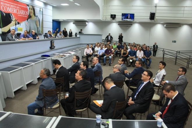 Comerciários foram homenageados na Câmara Municipal