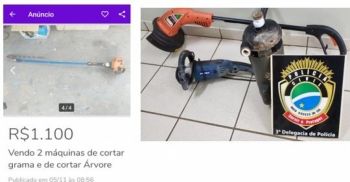 Comerciante anuncia produtos em site e é autuada por receptação