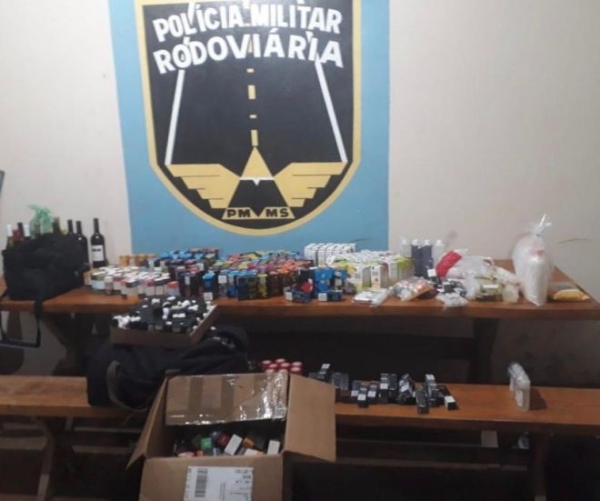 Carga contrabandeada apreendida pela Polícia vale R$ 580 mil