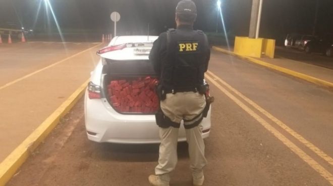 PRF apreende 616 Kg de maconha 