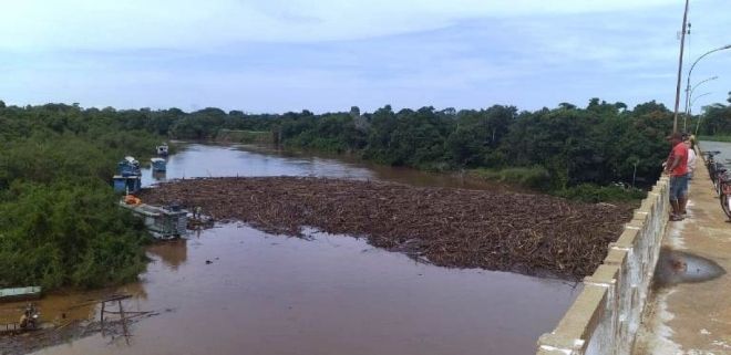 Desmatamento pode ter obstruído Rio Miranda