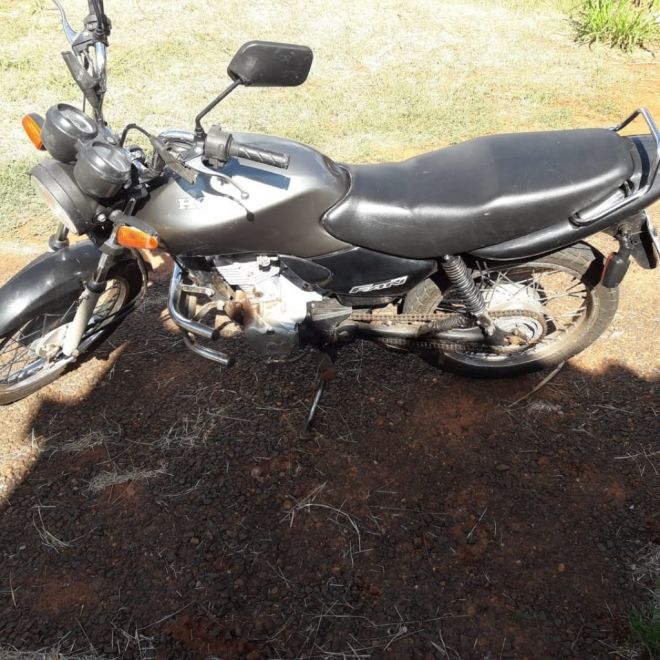 Moto furtada foi encontrada abandonada depois de 11 dias