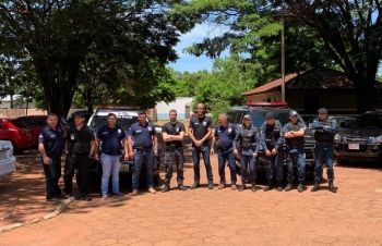 Polícia realiza ação conjunta para capturar foragidos de cadeia paraguaia
