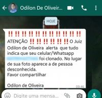 Ex-Juiz Federal Odilon de Oliveira tem celular possívelmente clonado
