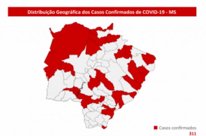 Coronavírus já está presente em 25 municípios de MS 