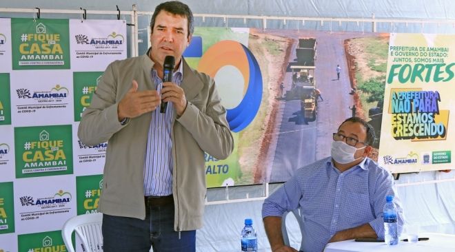 Governo do Estado assina convênio para obras em Amambai