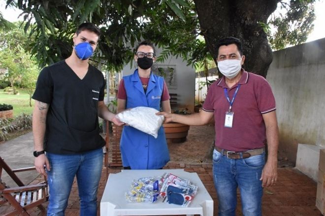 Águas Guariroba entrega equipamentos de segurança para lares de idosos