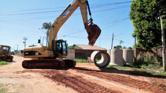 Prefeitura de Campo Grande inicia trecho da drenagem no Nova Lima 