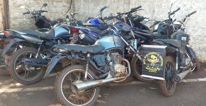 Em meio a milharal DOF apreende motocicletas ‘recheadas’ de maconha 