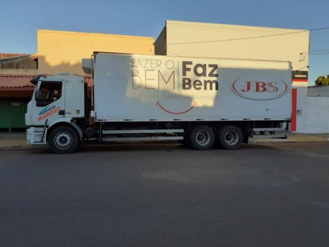 Aquidauana recebe novas doações da JBS para enfrentar Covid-19