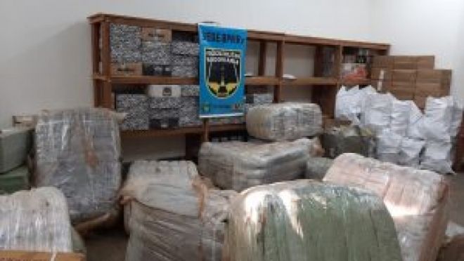 Mais de R$ 350 mil em produtos contrabandeados são apreendidos 