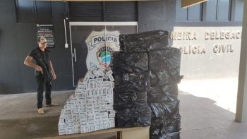 Polícia apreende 50 caixas de cigarros contrabandeados 