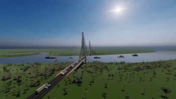 Acesso à ponte do rio Paraguai