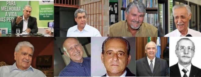 Com 43 anos de divisão, MS teve 11 governadores