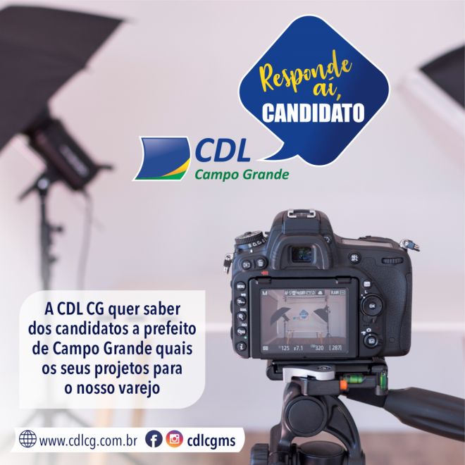 Candidatos à prefeitura participam de rodada de vídeos na CDL 