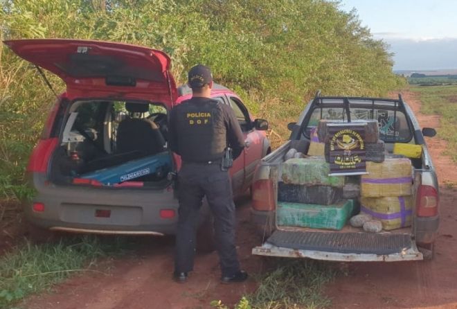 Fiat Strada carregada com maconha é apreendida 