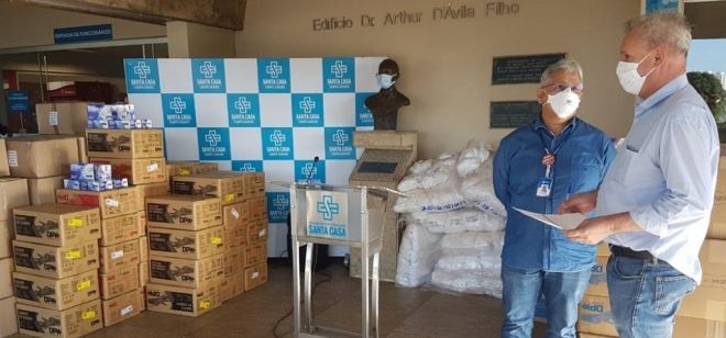 Santa Casa recebe mais de 140 mil EPI’s para Coronavírus