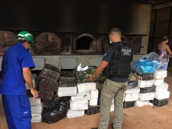 Em Mundo Novo, polícia incinera três tonelada de drogas 