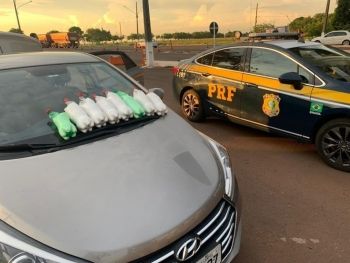 PRF apreende 9 Kg de cocaína em Terenos 