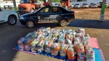 Polícia Civil arrecada alimentos na Fronteira 