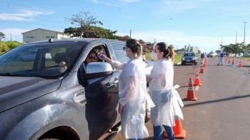 Mais de  5,8 mil pessoas foram abordadas na barreira sanitárias 