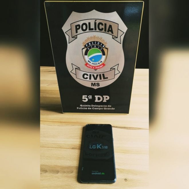 Polícia Civil recupera celular furtado em Campo Grande 
