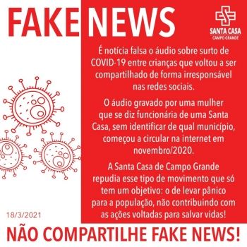  Santa Casa alerta para Fake News envolvendo a instituição