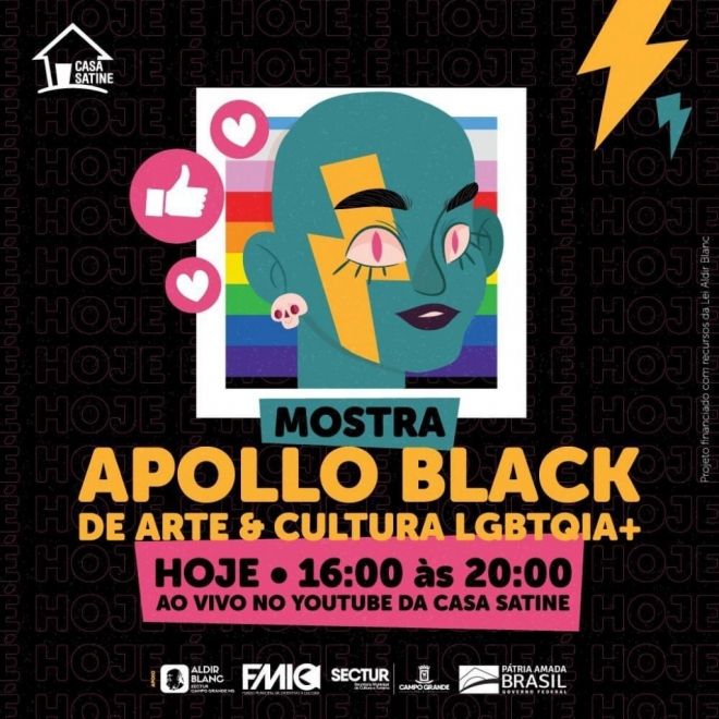 Casa Satine promove Mostra Apollo Black