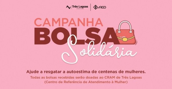 Cram e Shopping Três Lagoas lançam campanha “Bolsa Solidária”