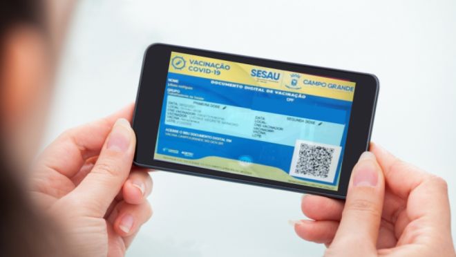Prefeitura disponibiliza carteirinha digital de vacinação em Campo Grande