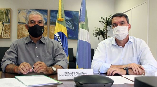 Governador discute projetos de desenvolvimento internacionais para o MS