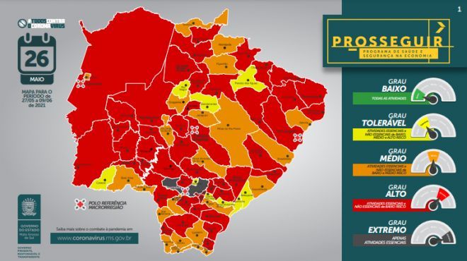 Covid-19: Campo Grande volta a ter toque de recolher às 21 horas