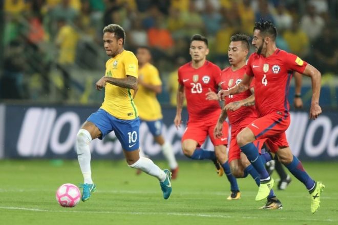 Sele&ccedil;&atilde;o Brasil Chile