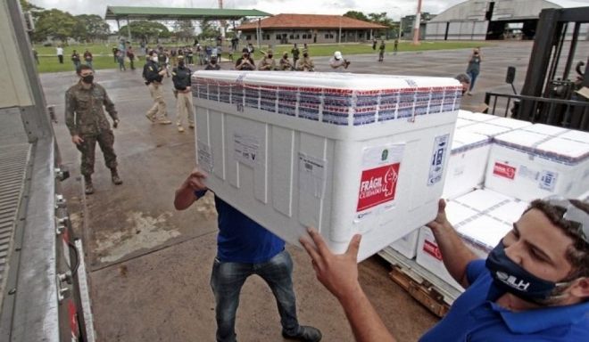 Covid-19: Mato Grosso do Sul recebe novo lote de vacinas
