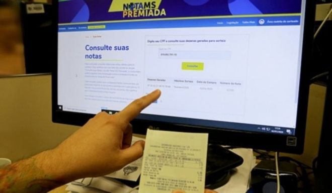 Sortudo insere CPF na nota e leva R$ 100 mil da Nota Premiada
